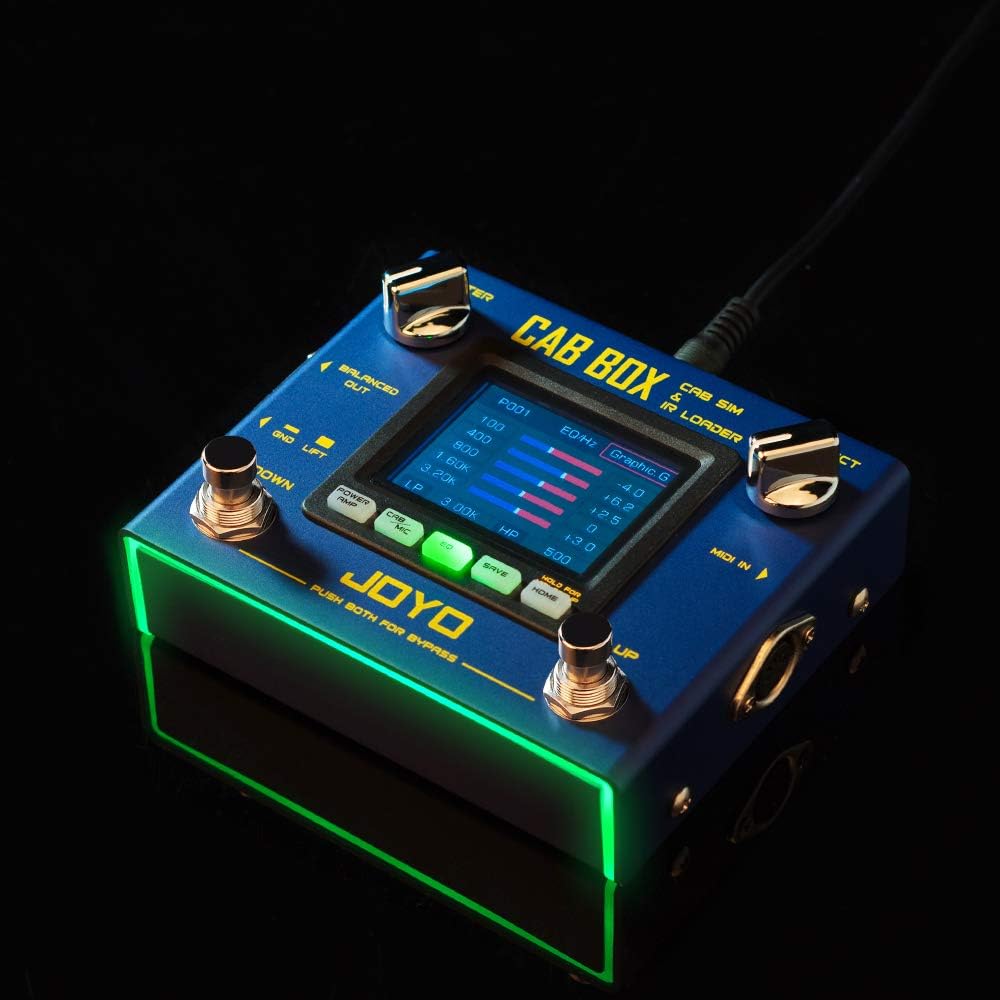 Electric Guitar & Bass Effect Pedal with Cabinet Modeling and Amp Simulator X488066
