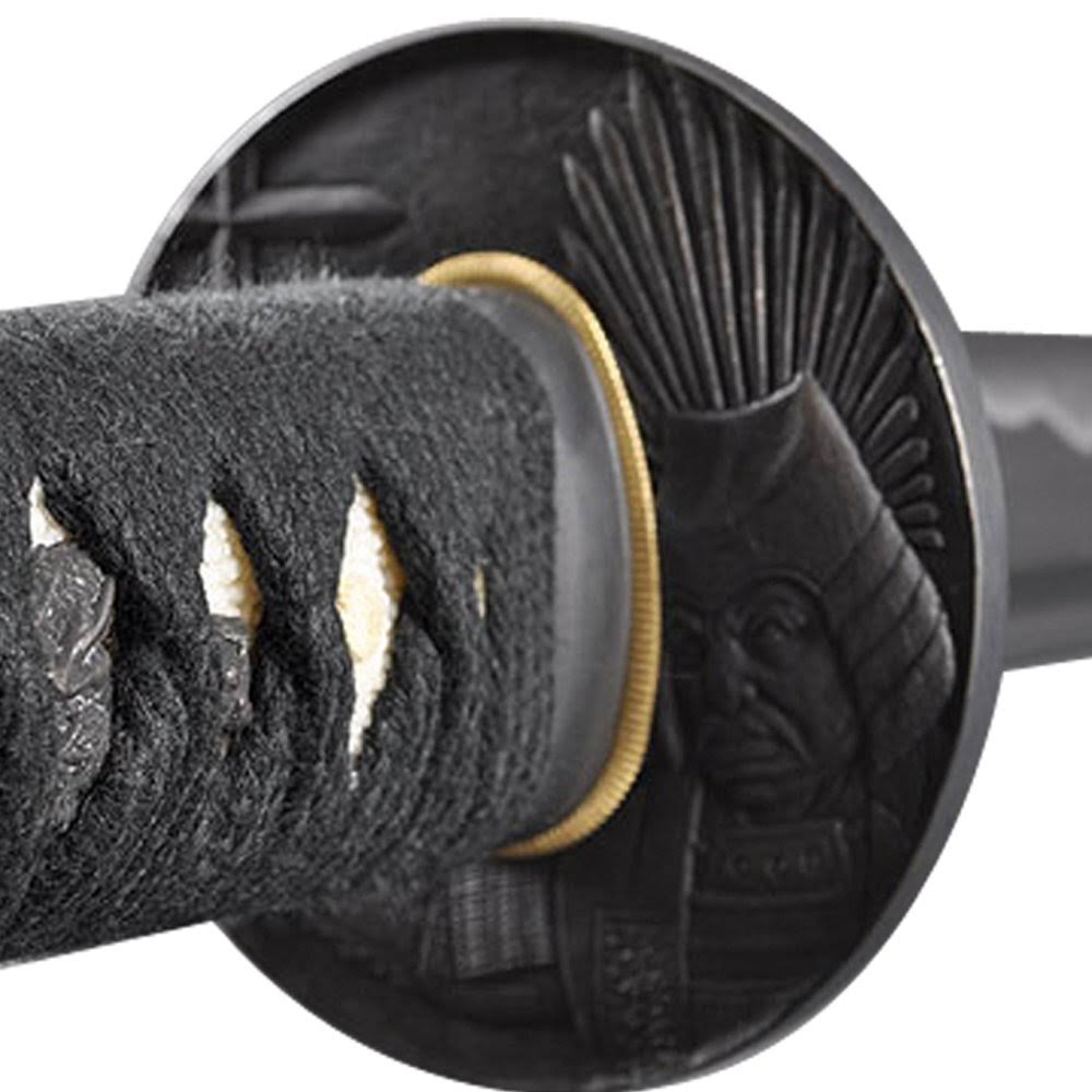 1045 Carbon Steel Japanese Samurai Wakizashi Sword with Wooden Scabbard N3343