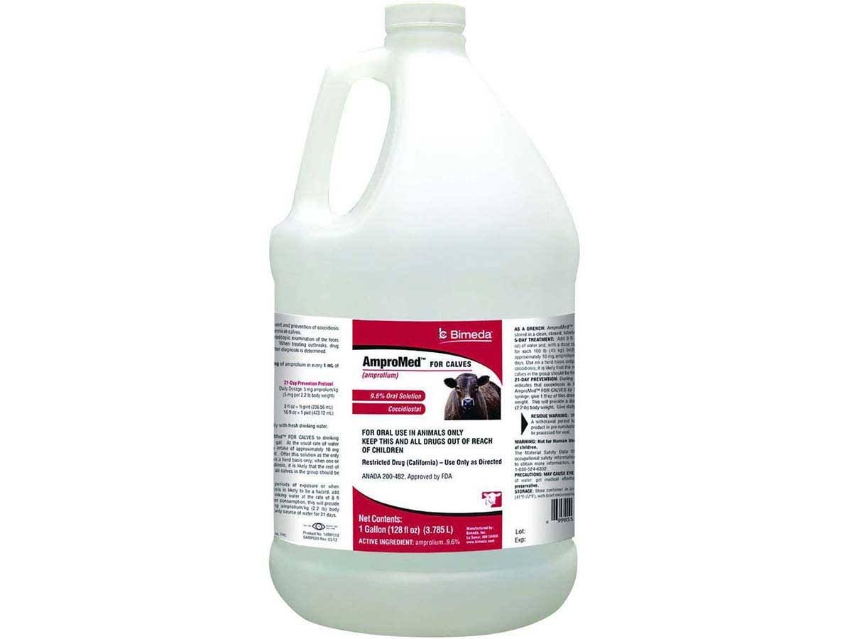 Amprolium Solution 9.6% for Calves, Gallon F8422