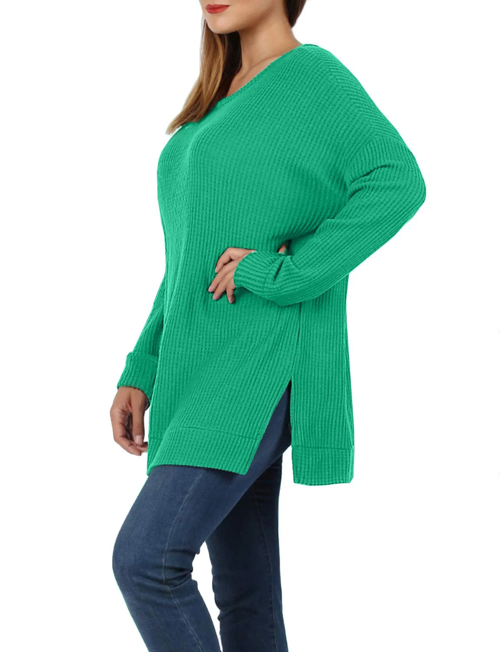 Kellygreen Knit Sweater Pullover B335011