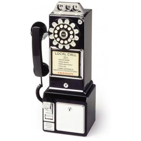 Black Pay Phone B566