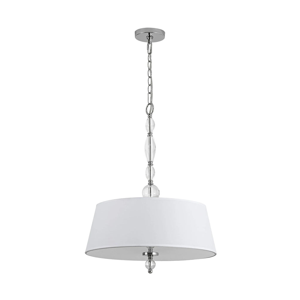 4-Light Dimmable Fabric Chandelier V64501