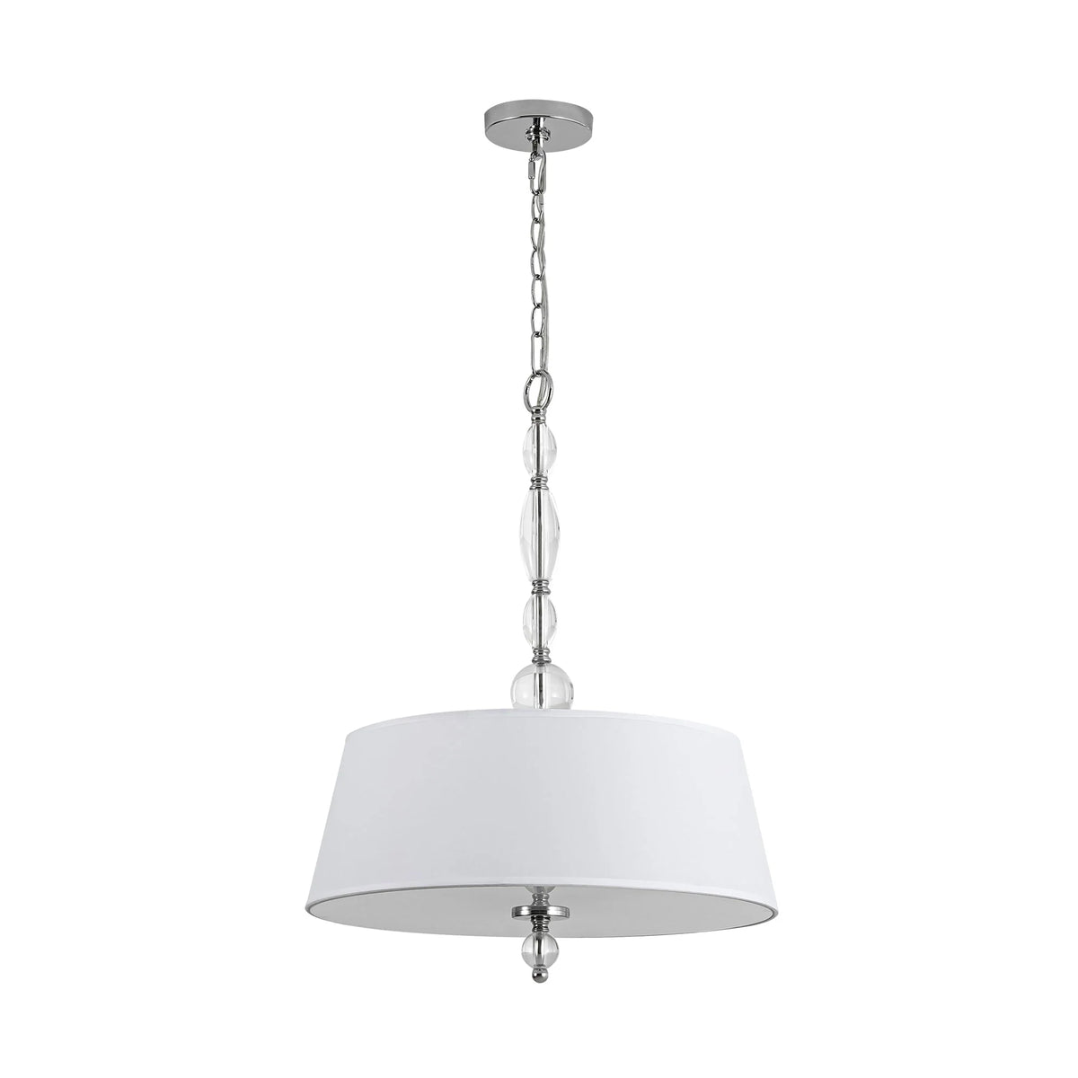 4-Light Dimmable Fabric Chandelier V64501
