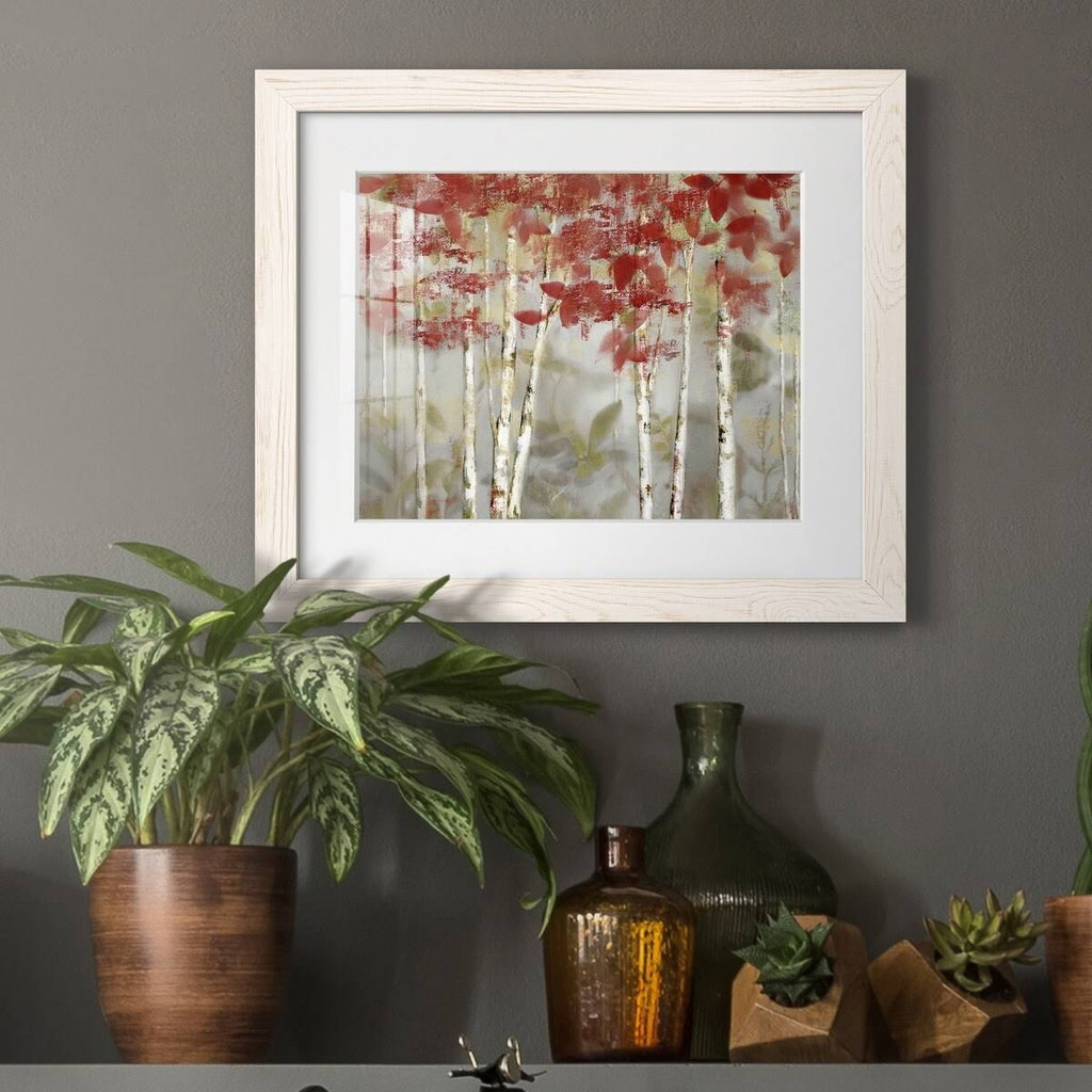 Framed Print 31X44 White Z8165