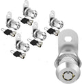 5 Pack Keyed Alike Cabinet Locks with Keys, Zinc Alloy V195187