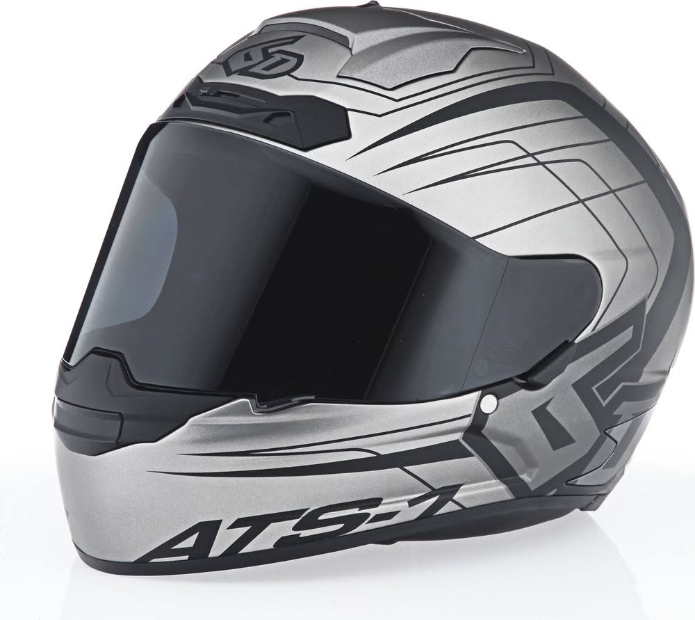 Matte Titanium Aero Helmet Y592