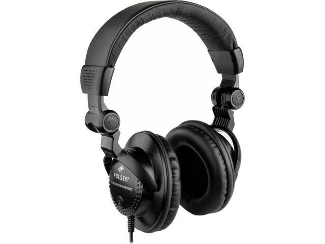 USB Audio Interface with Studio Headphones, Mic Stand, Headphone Holder, Pop Filter E1946