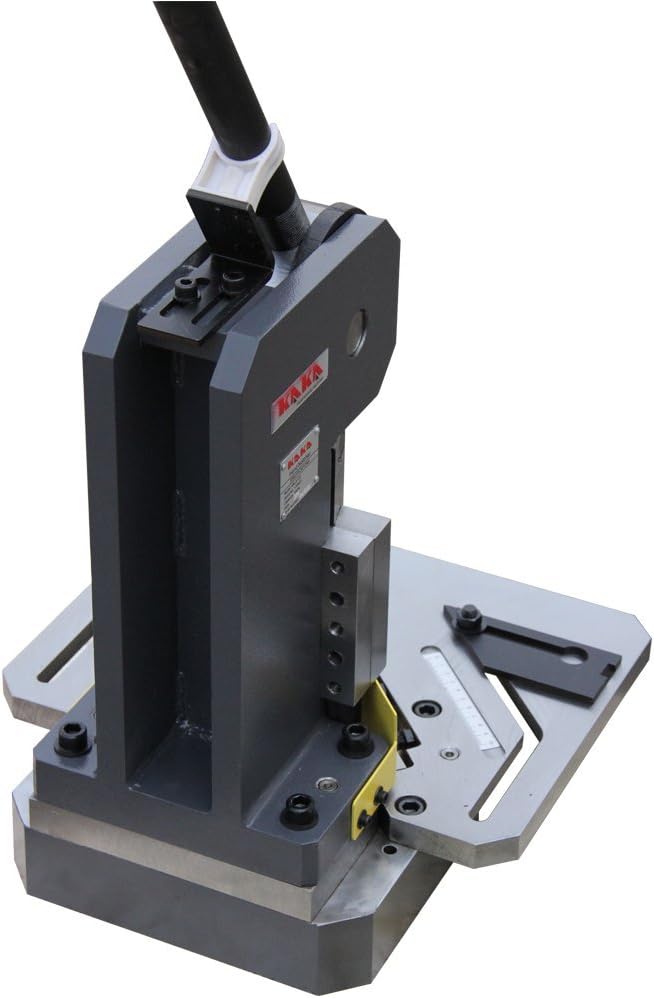 Heavy-Duty Metal Corner Notcher, 4x4" Blade, 11-Ga Mild Steel A700861