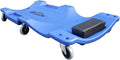 Blue Pack of 2 Rolling Garage Creeper with Padded Headrest, Dual Tool Trays and 6 Casters I537283