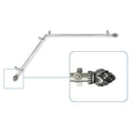 Corner Window Rod, 120-170 inch, Satin Nickel Y4595