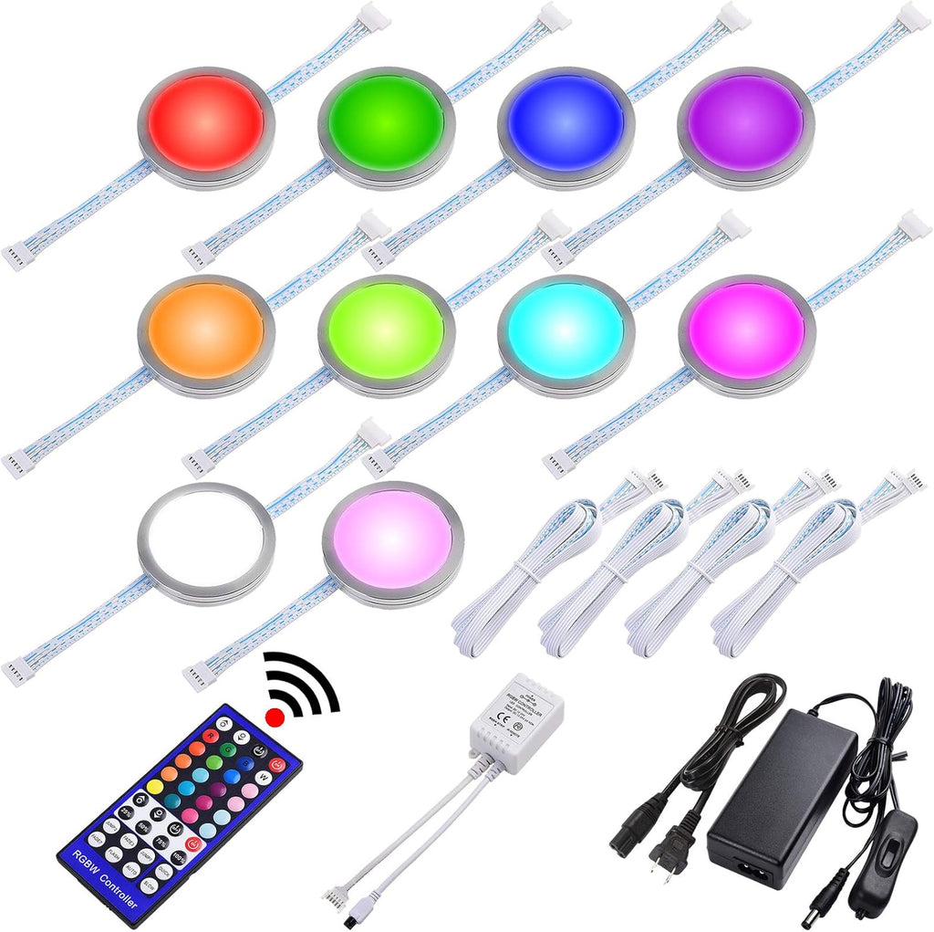 RGBW Under Cabinet LED Lighting Kit, 8 Lights Pack of 2 K235046
