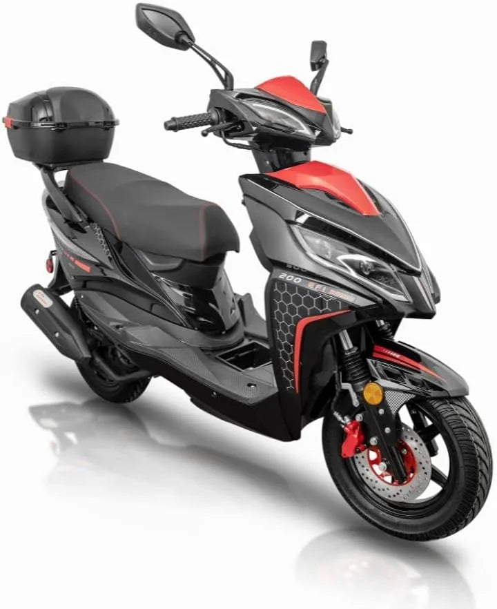 Black Force 200 EFI Scooter Moped P370432