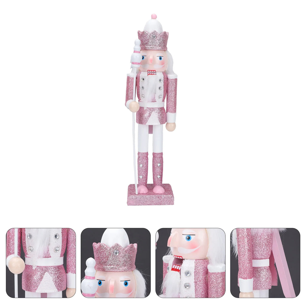 Wooden Nutcracker Soldier Santa Doll Z404260