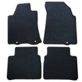 4 Pcs Black Nylon Floor Mats P309786