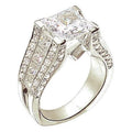 3.51 Carat Diamond Engagement Ring Gold Ring A8605