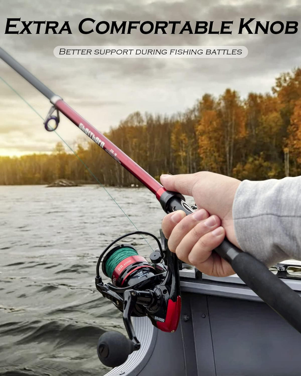 Telescopic Fishing Rod and Reel Combo with Carrier Case Bag S22141