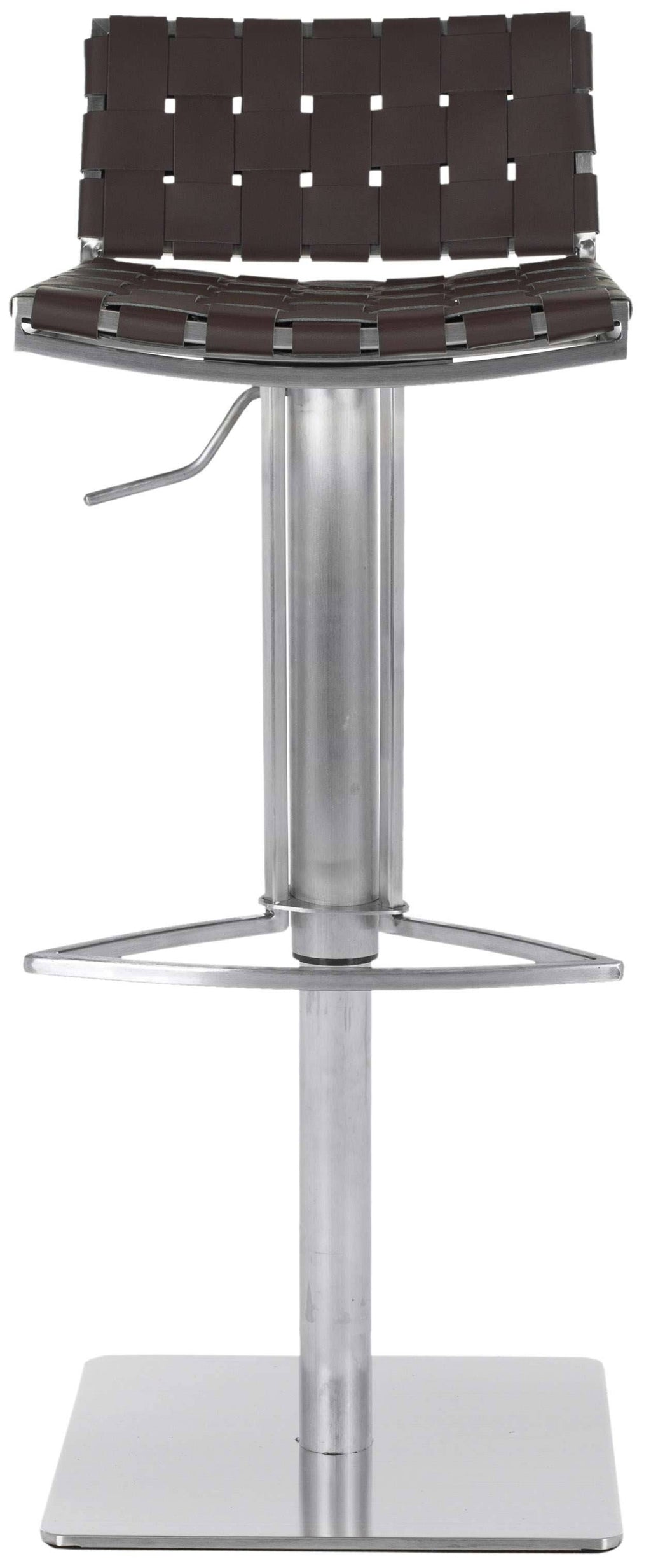 Brown Gas Lift Swivel Bar Stool Q99454