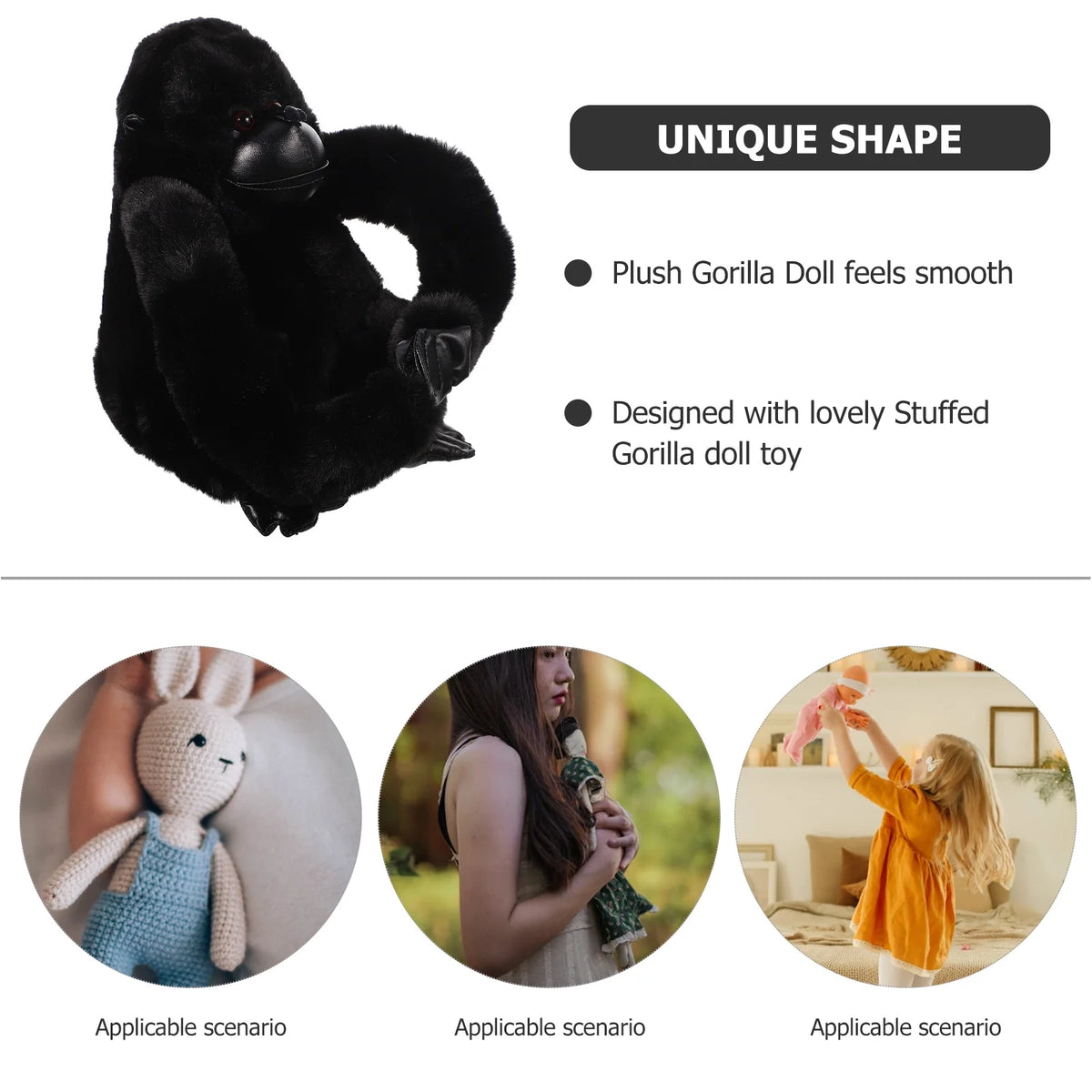 Large Plush Gorilla Toy N2941