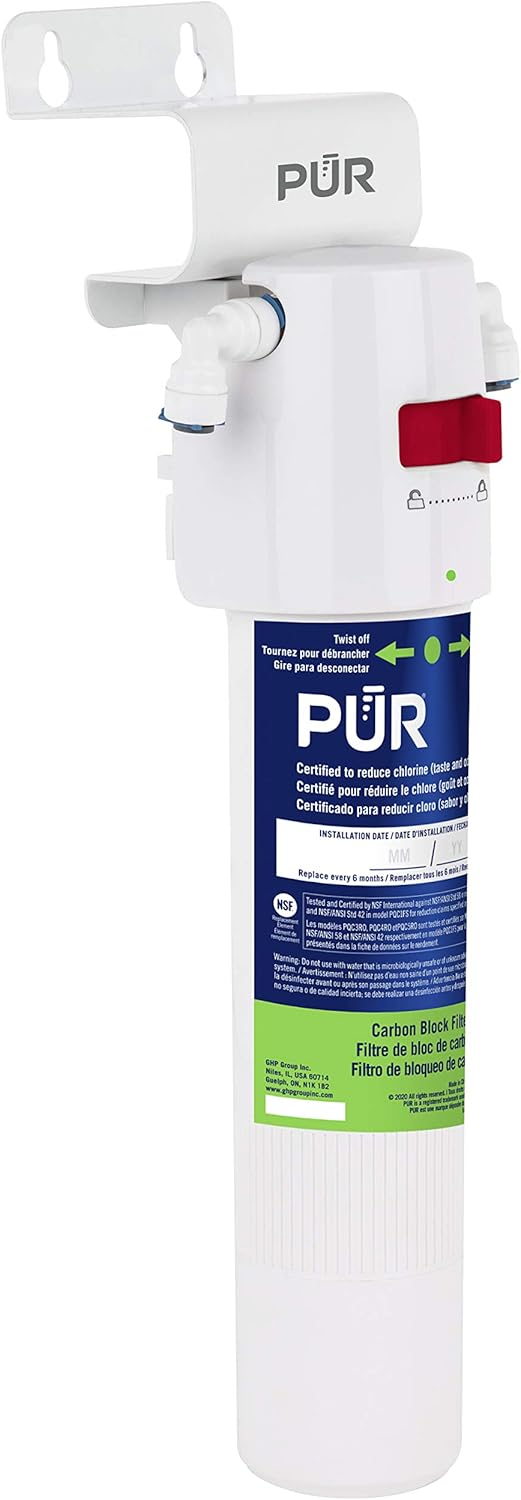 White Pack of 2 Water Filtration System V12556