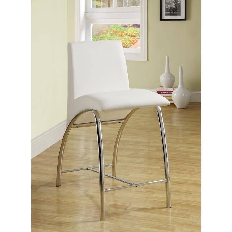 White Counter Height Chairs S6110