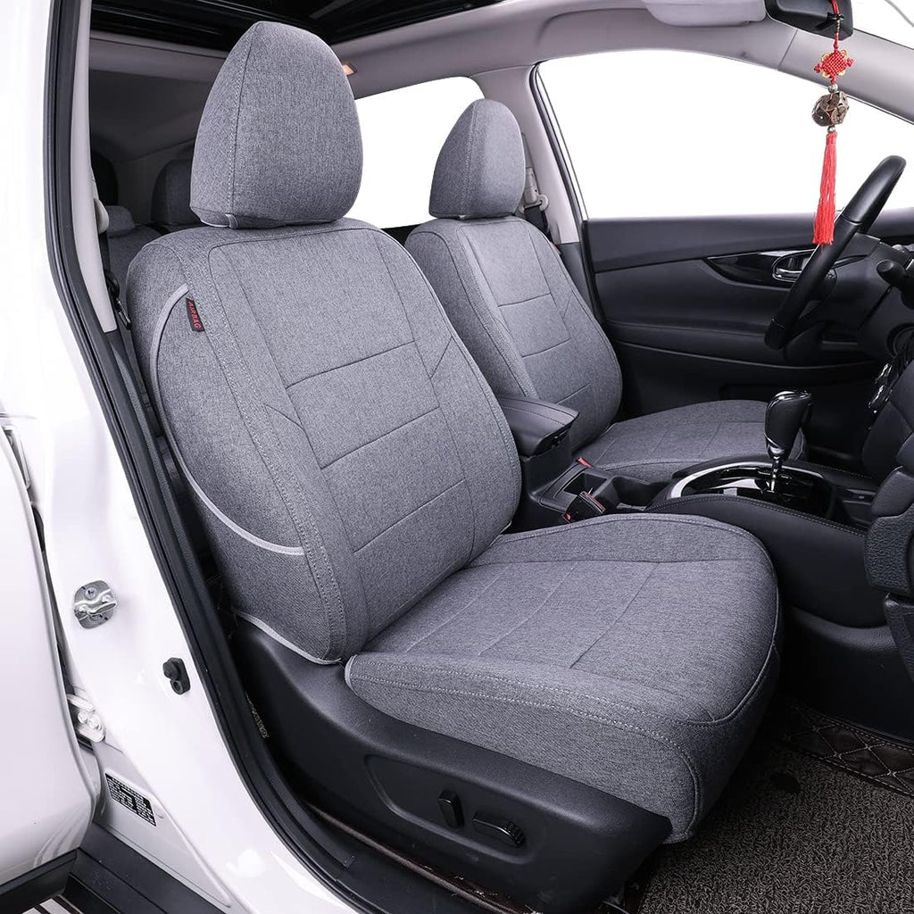 Black/Red/White Stripes Full Set Seat Covers M676918
