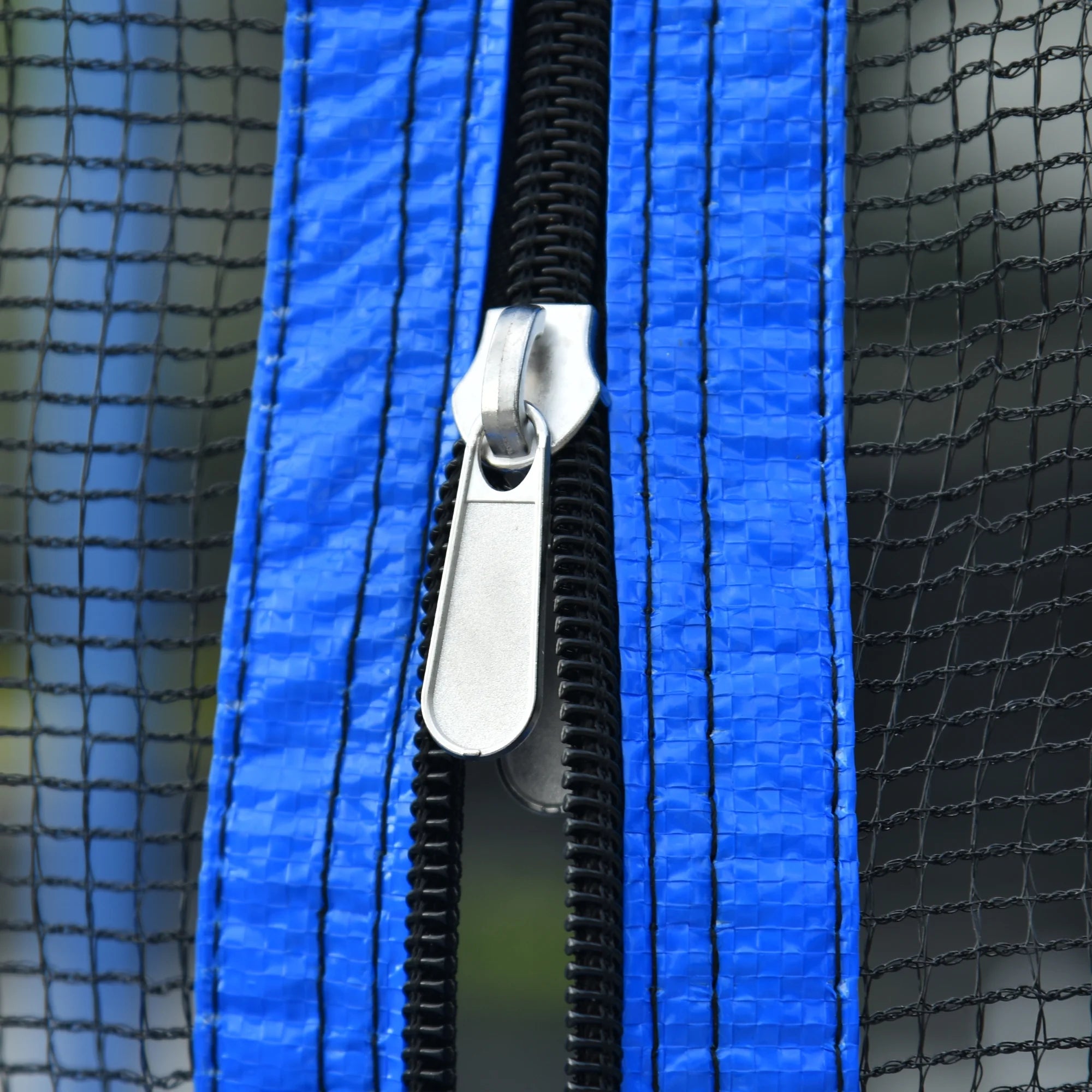 14FT Outdoor Trampoline with Basketball Hoop, Ladder and Safety Enclosure Net T321