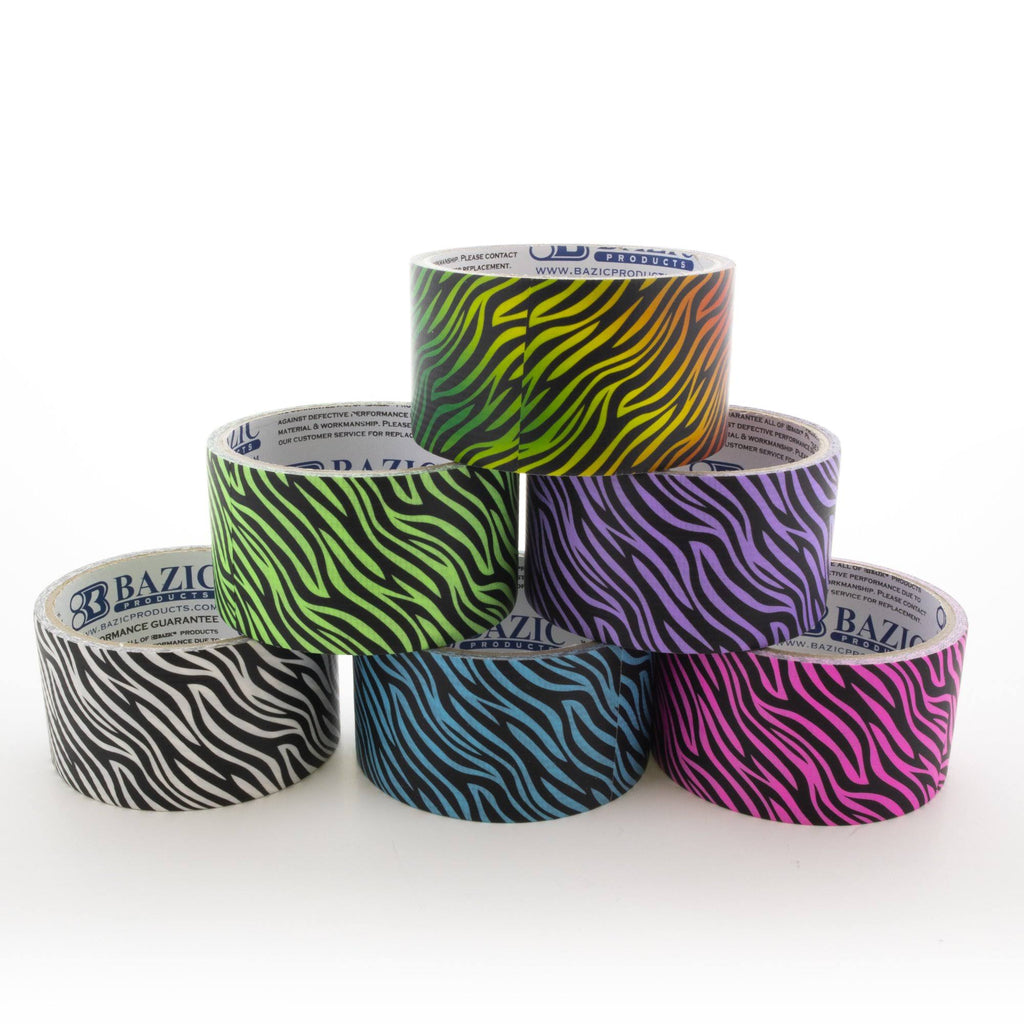 1.88 inch x 5 Yards Zebra Duct Tape (24/Case) J270