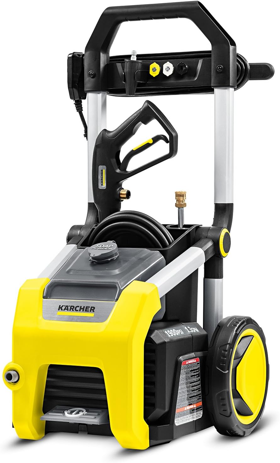 1700 PSI Electric Power Pressure Washer with 3 Nozzle Attachments S997308