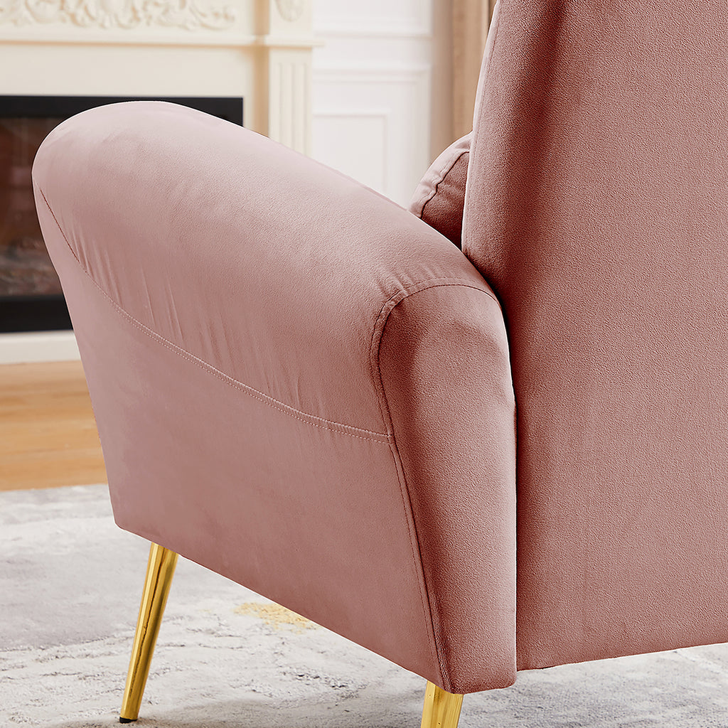 Blue Upholstered Armless Chair G38677