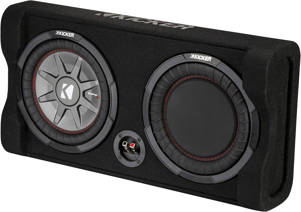 10 Thin Sub Box Passive Radiator Bundle with Amplifier & Amp Kit W420