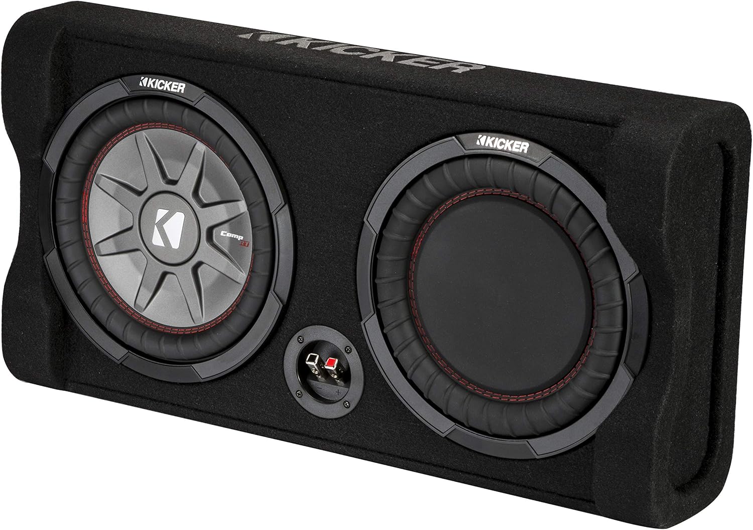 10 Thin Sub Box Passive Radiator Bundle with Amplifier & Amp Kit W420