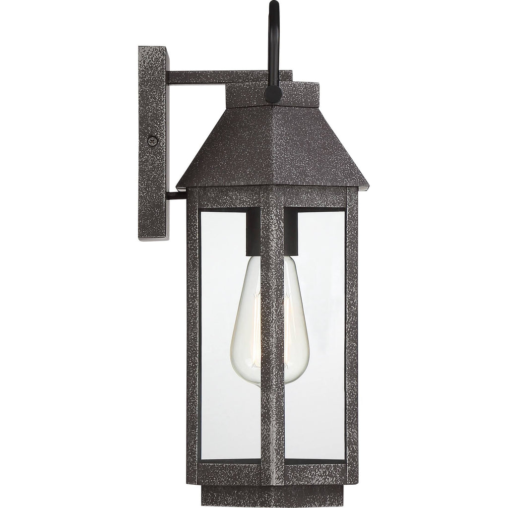 Speckled Black Outdoor Wall Lantern O4320