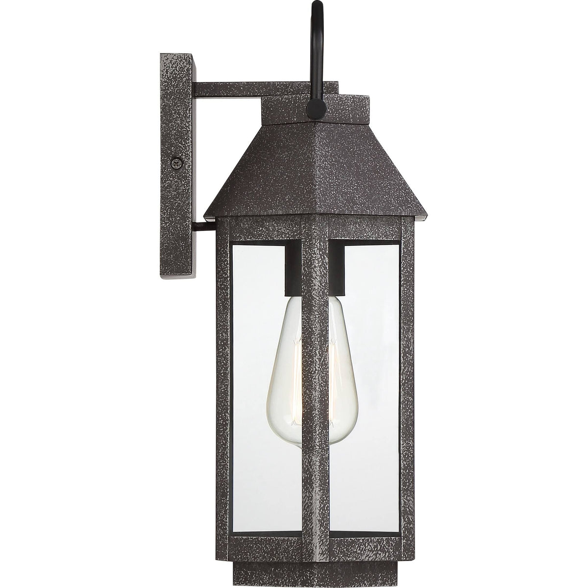 Speckled Black Outdoor Wall Lantern O4320