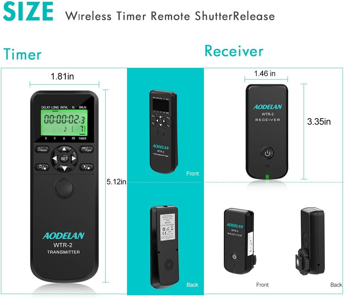 Wireless Shutter Release Camera Remote Control X89079