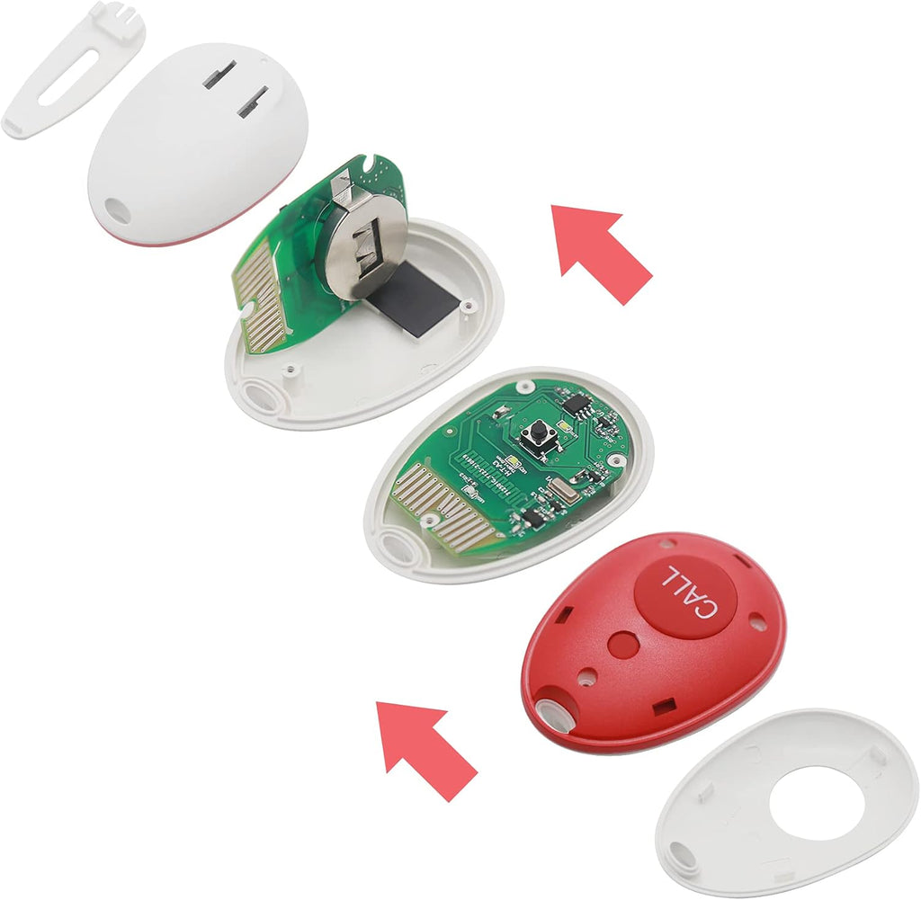 Wireless Caregiver Pager Emergency Alert System Call Button H72534