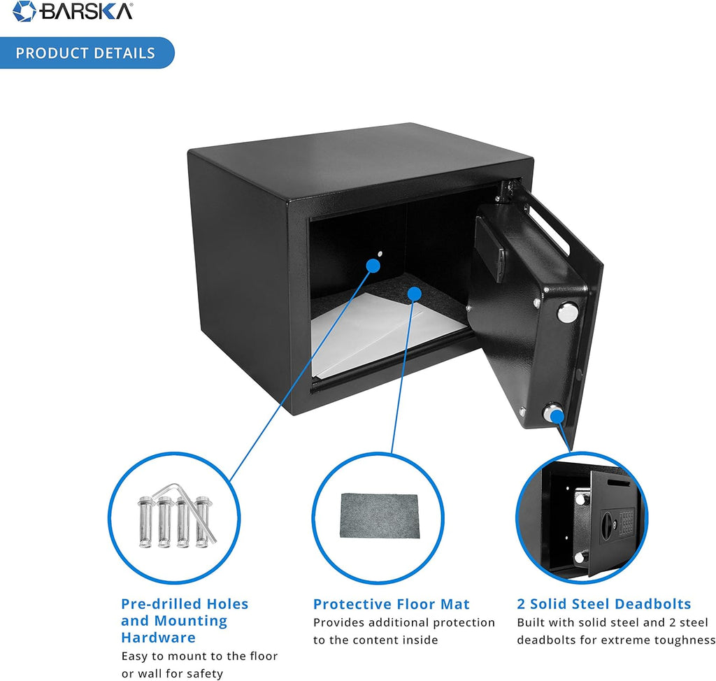 Compact Digital Depository Drop Safe with Front Load Drop Box R29002