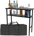 Metal Portable Bar Table with Carrying Case V89017
