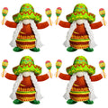 Set of 4 Doll Ornaments V6803