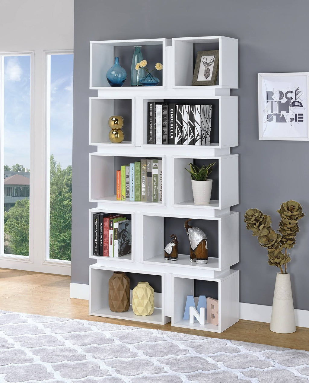 White Bookcase C63261