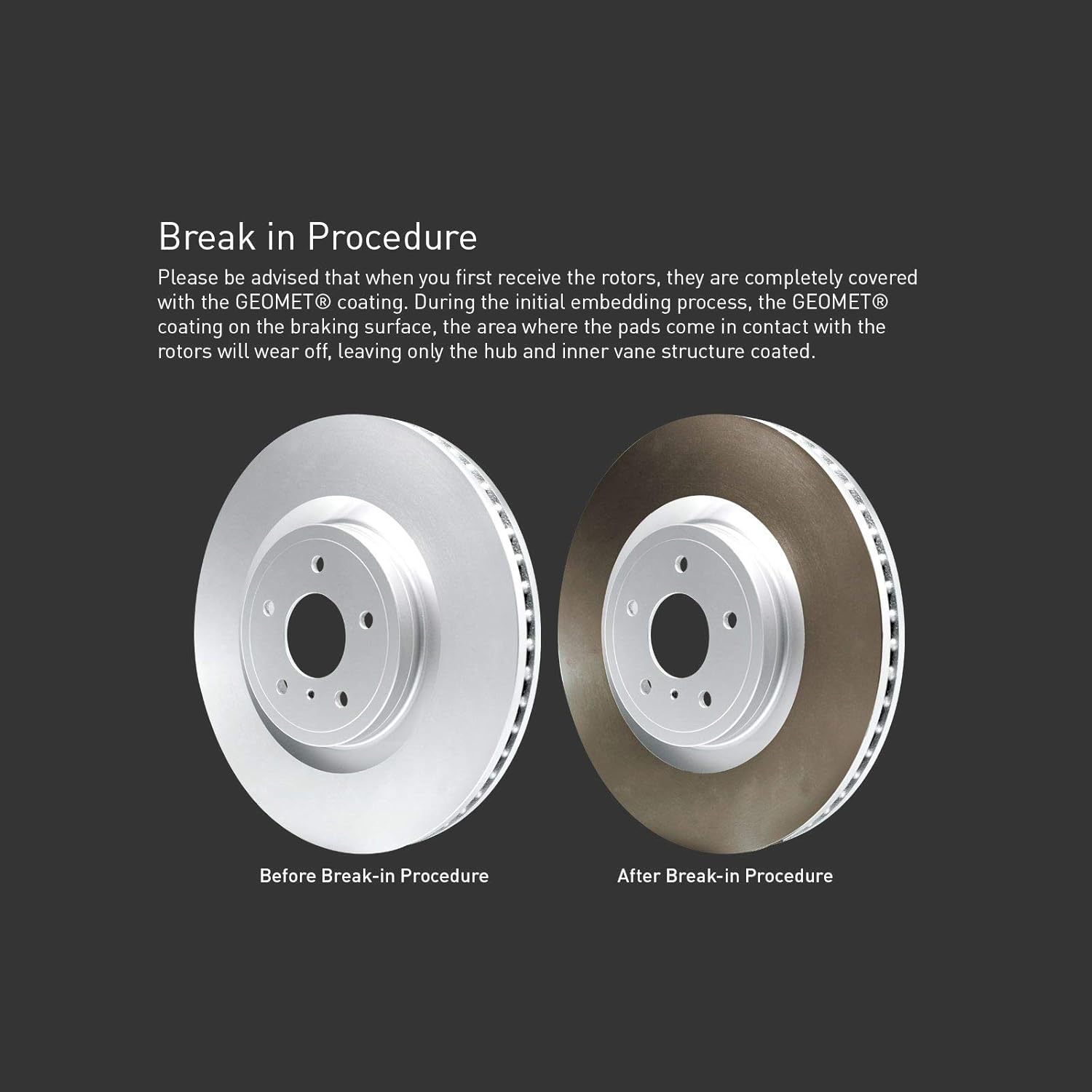 Carbon Brake Rotors with Pads and Hardware Kit U876997