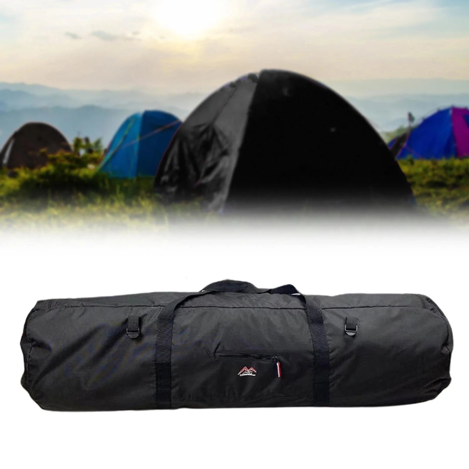 Black Camping Tent Storage Bag with Double Handles P671666