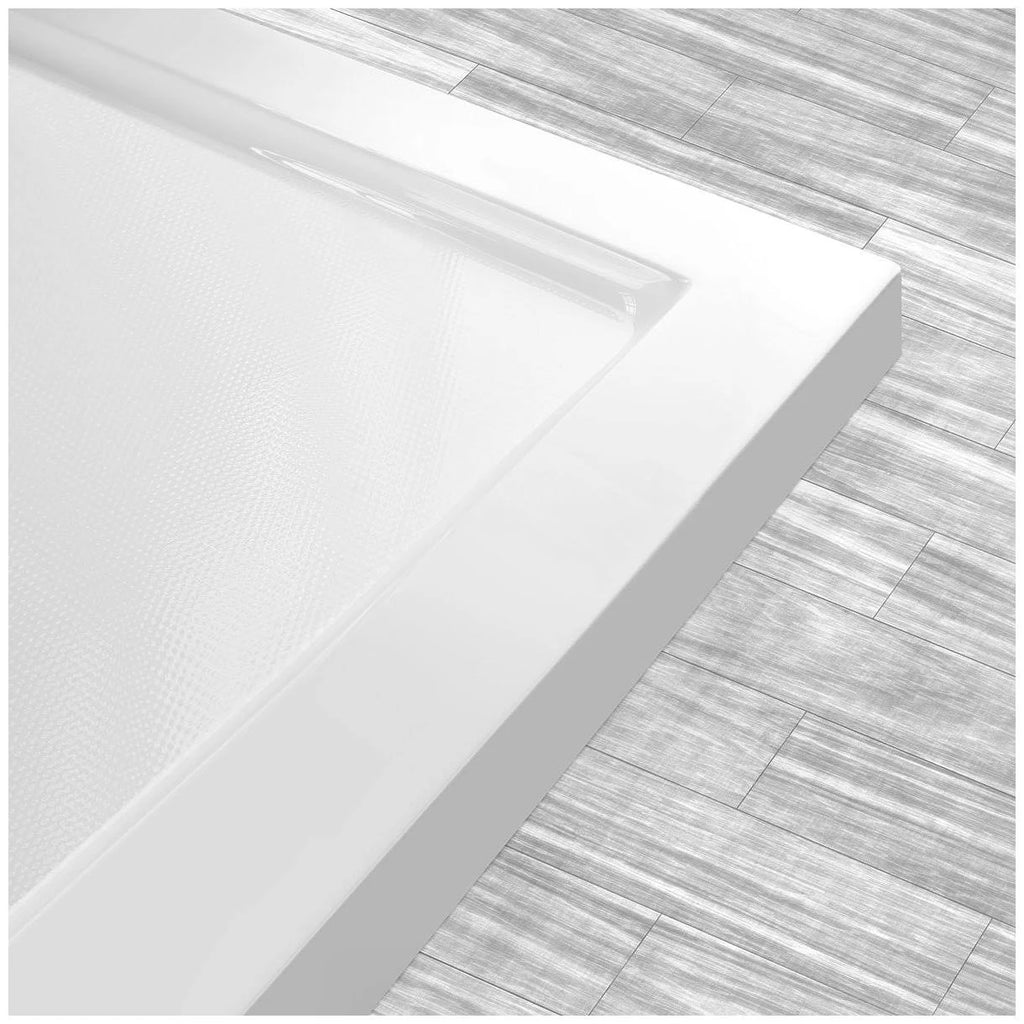 60 x 36 Left Double Threshold Shower Pan Base Wall Corner Left Drain X447