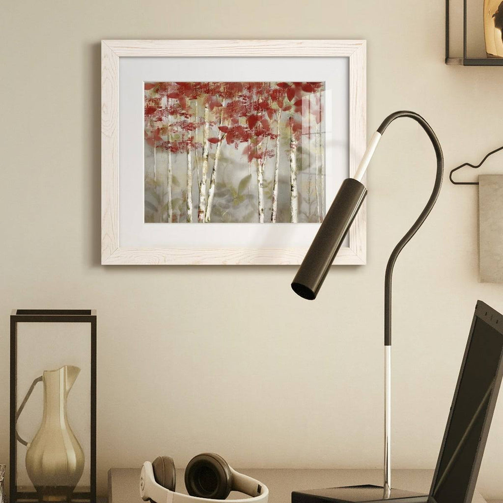 Framed Print 31X44 White Z8165