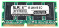 256MB Black Diamond Memory Module SDRAM SO-DIMM 144pin PC100 100MHz D6918