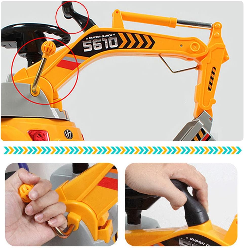 Ride-on Excavator Car with Sounds & Lights O710234