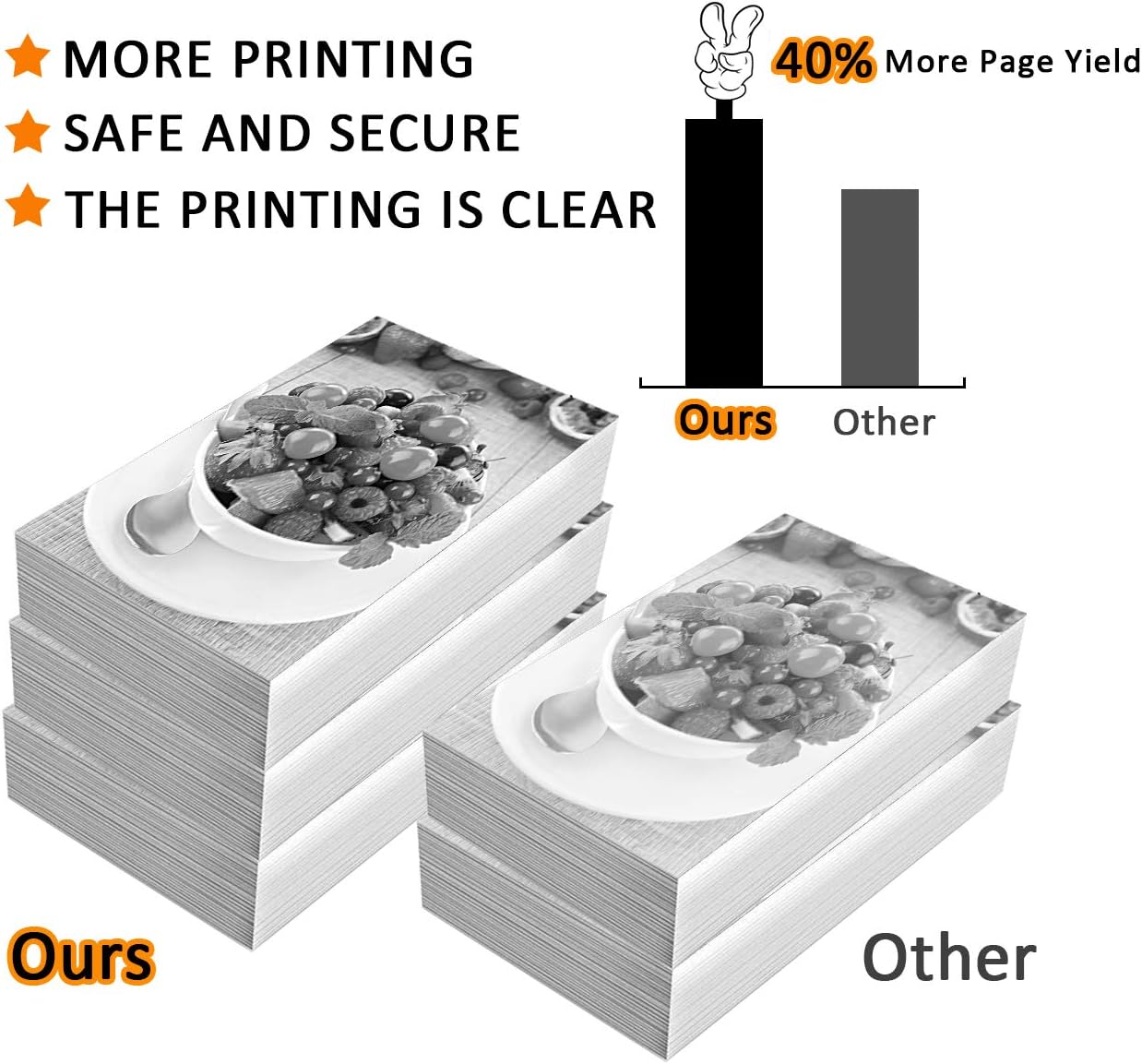 2 - Pack Toner Cartridge & Drum Replacement for Xerox Phaser 3260 Printer C355