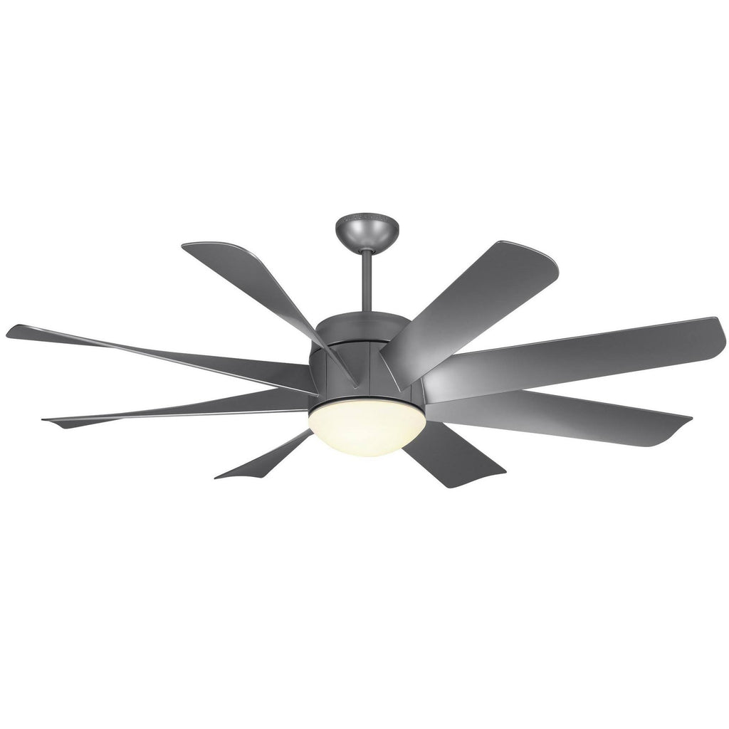56x22 LED Ceiling Fan Brushed Steel I670