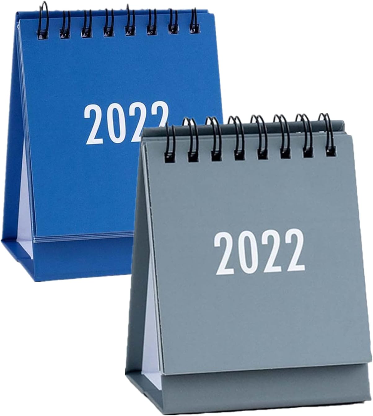 Grey Mini Desk Calendar 2022 D32785