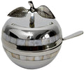 Honey Dish with Ivory Stone and Glass Insert F550881