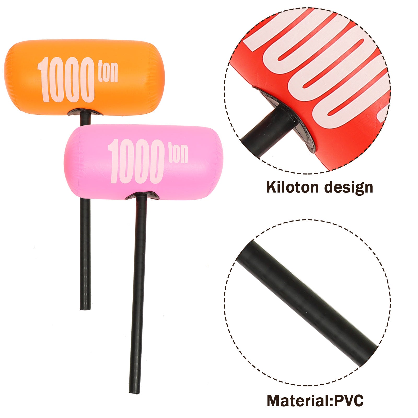 4pcs Inflatable Hammer PVC Toys P465